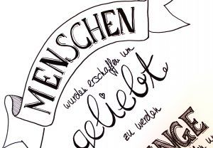 Sommerloch, Handlettering, DIY