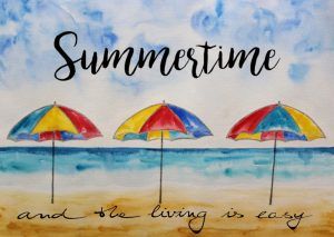 Aquarell Summertime